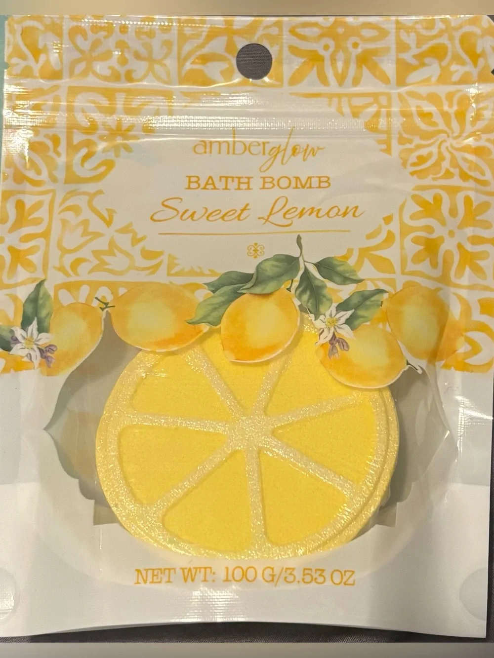 Sweet Lemon Bath Bomb - Yellow